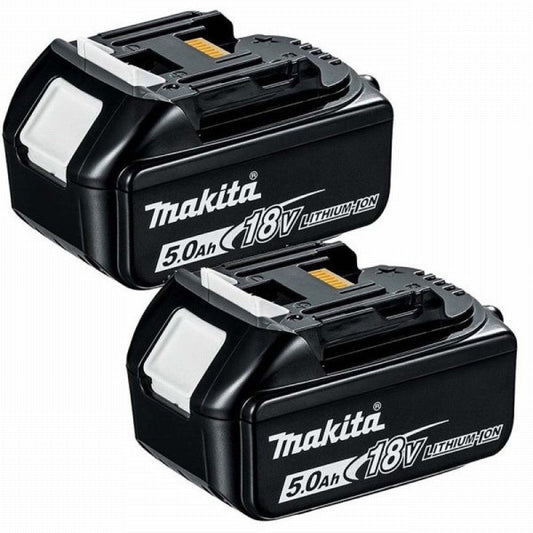 Makita BL1850B 5.0Ah 18V LXT Li-Ion Battery – Pack of 2